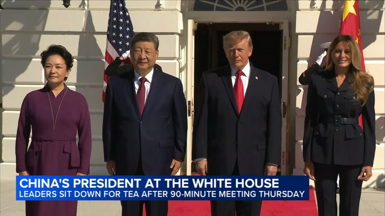 Xi says he’ll see Trump again soon as he wraps up US visit with a look at the Constitution