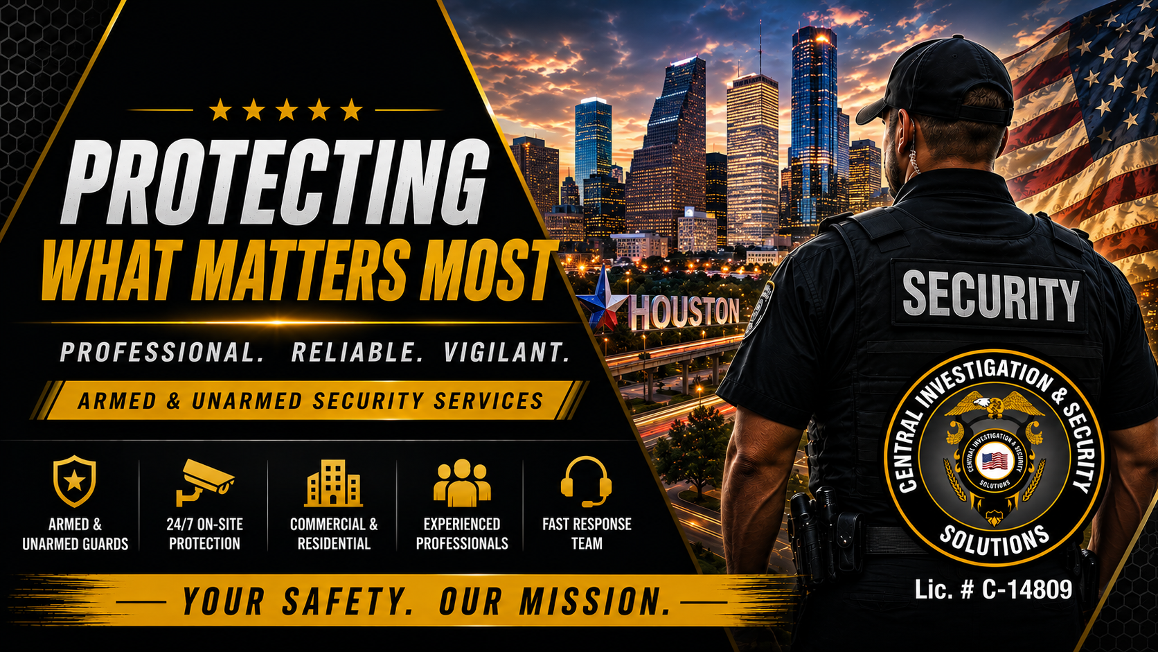 Houston Security Service for a Growing City